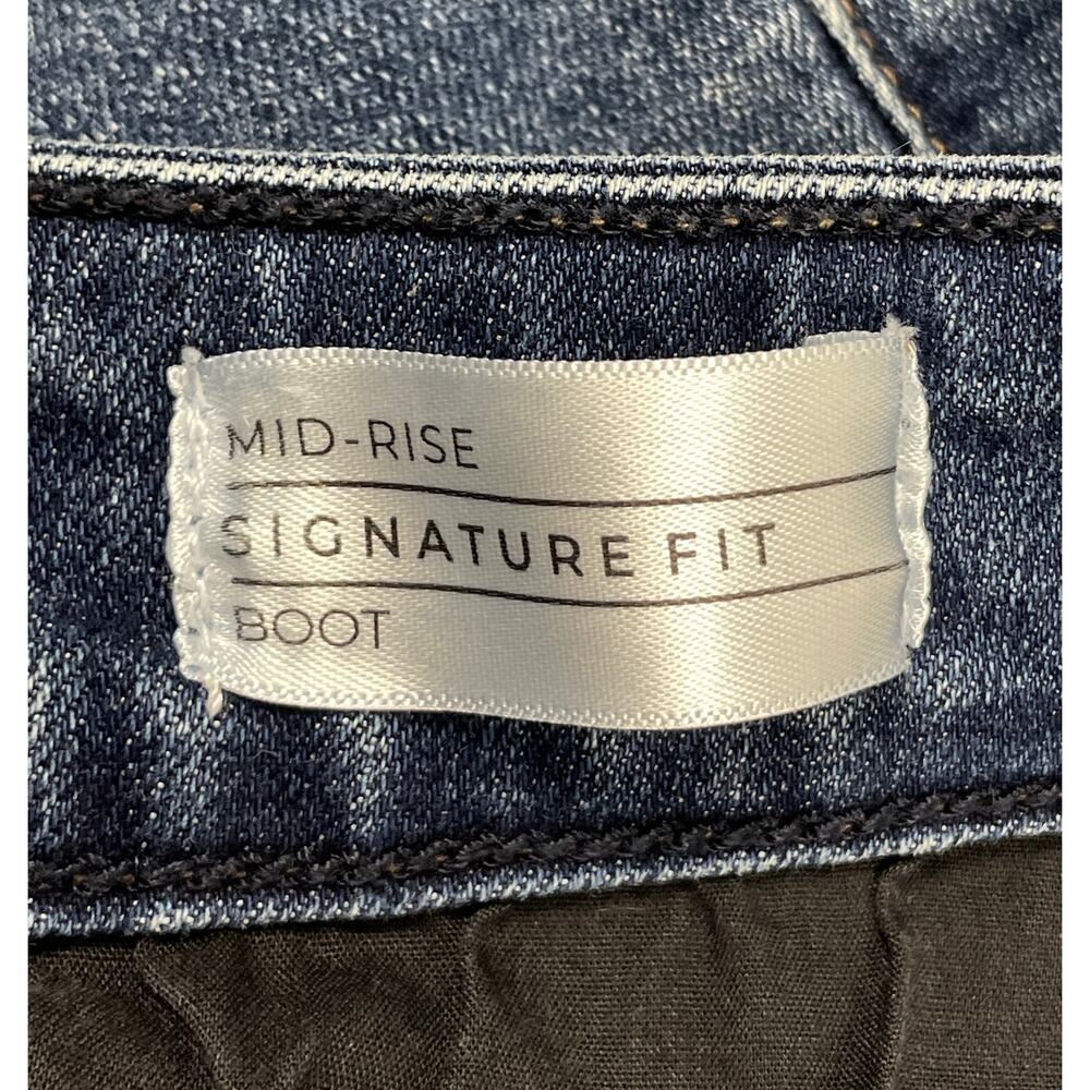 Lane Bryant Signature Fit Boot Jean Blue Denim 22 Short Casual Wardrobe Basics - Picture 12 of 15